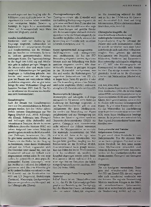 Vorschauseite 5: Stillen während einer Kinderwunschbehandlung