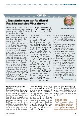 Vorschauseite 1: Enge Abstimmung von Politik und Praxis ist auch ohne Virus sinnvoll.