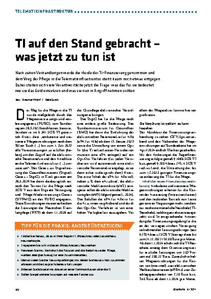 Vorschauseite 1: IT auf den Stand gebracht – was jetzt zu tun ist