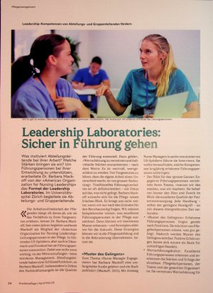 Vorschauseite 1: Leadership Laboratories: Sicher in Führung gehen