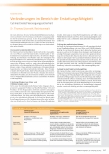 Vorschauseite 1: Veränderungen im Bereich der Erstattungsfähigkeit