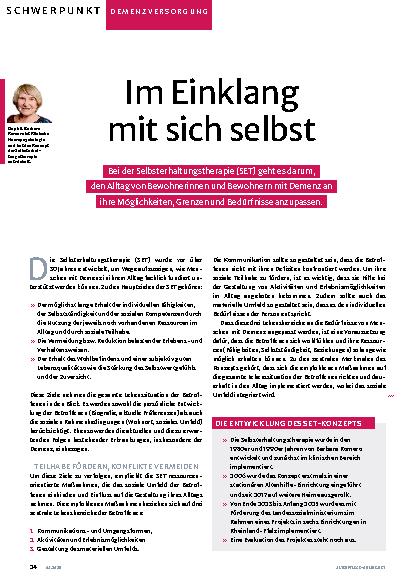 Vorschauseite 1: Im Einklang mit sich selbst