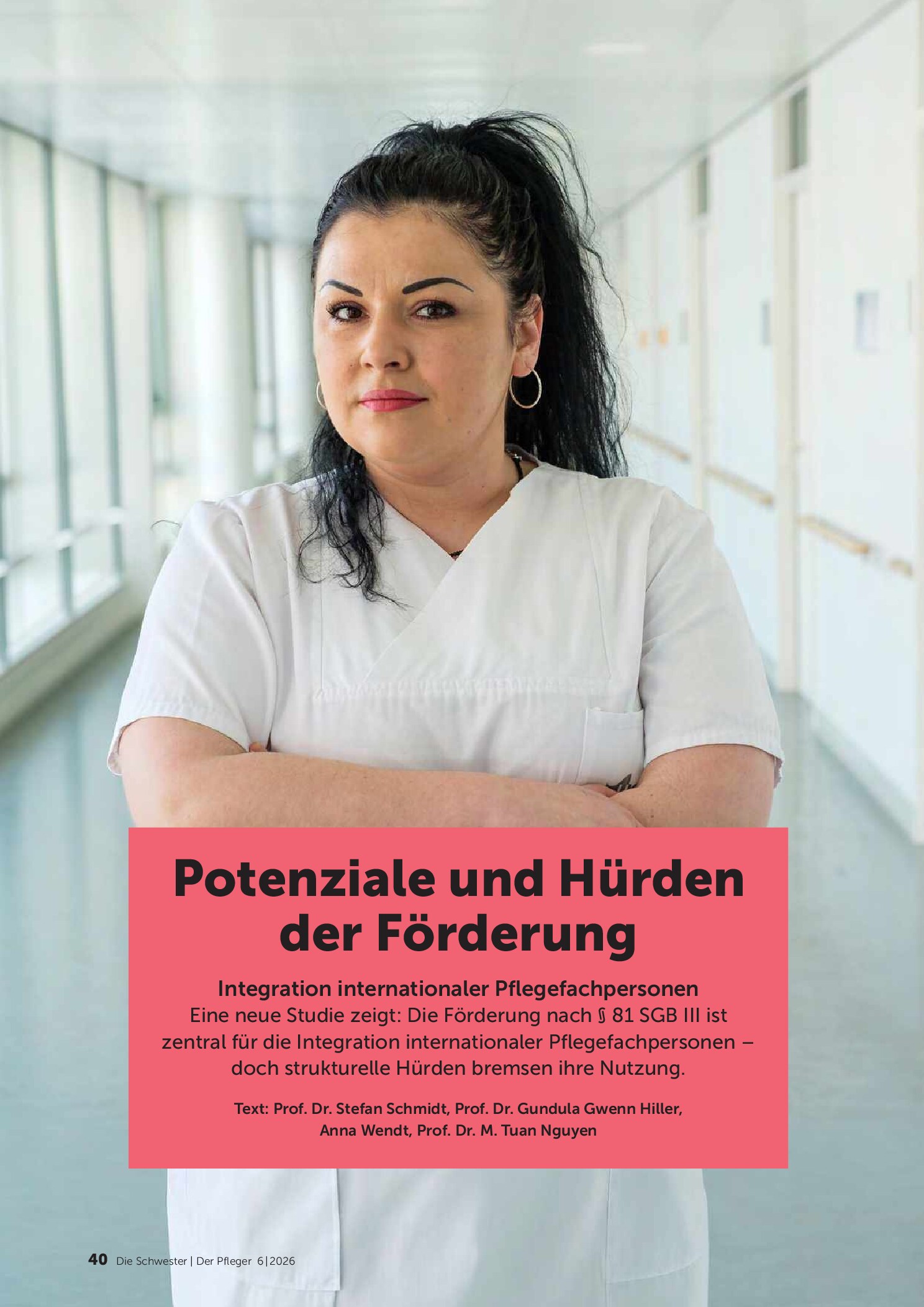 Vorschauseite 1: Potenziale und Hürden der Förderung internationaler Pflegefachpersonen