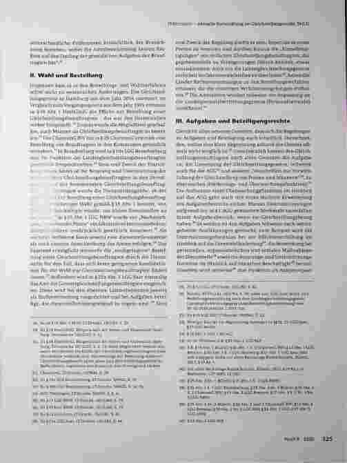 Vorschauseite 2: Aktuelle Entwicklung im Gleichstellungsrecht Teil II - Aktuelle Entwicklungen zum Amt der Gleichstellungsbeauftragten in Gesetzgebung und Rechtsprechung
