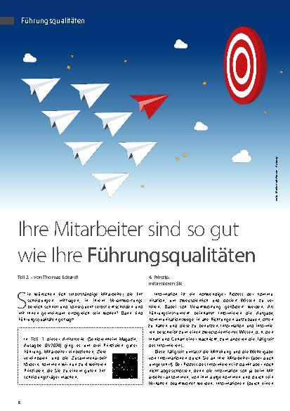 Vorschauseite 1: Ihre Mitarbeiter sind so gut wie Ihre Führungsqualitäten.