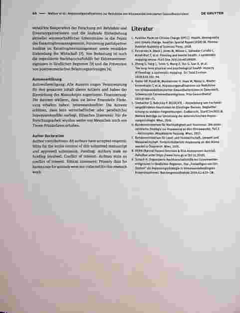 Vorschauseite 3: Anpassungsmaßnahmen zur Reduktion von Klimawandel-induzierten Gesundheitsrisiken in Österreich: Schwerpunkt Überschwemmungen