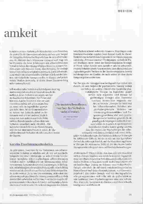 Vorschauseite 2: kein Ringen um Aufmerksamkeit