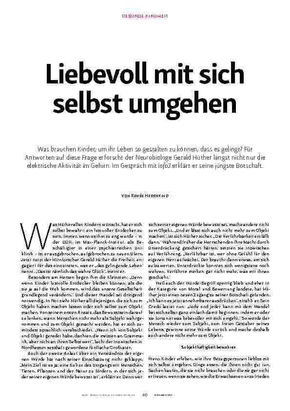 Vorschauseite 1: Liebevoll mit sich selbst umgehen
