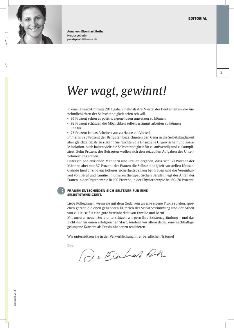 Vorschauseite 1: Wer wagt, gewinnt!