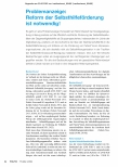 Vorschauseite 1: Problem-Anzeige: Reform der Selbsthilfeförderung ist notwendig!