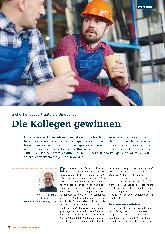 Vorschauseite 1: Sicherheitsbeauftragte als Bindeglied. Die Kollegen gewinnen.