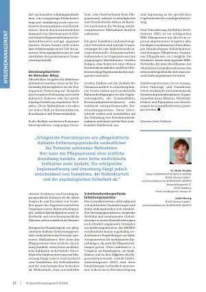 Vorschauseite 3: Infektionsprävention ist Teamsache Warum erfolgreiche Hygienestrategien nur interdisziplinär gelingen können