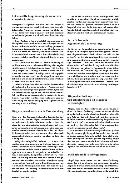Vorschauseite 2: Biologische Dringlichkeit Wenn Überleben Priorität hat