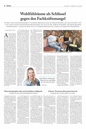 Vorschauseite 1: Wohlfühlräume als Schlüssel gegen den Fachkräftemangel