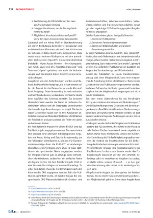 Vorschauseite 3: Entwicklung eines standardisierten Publikationsund Kostenmonitorings In Erinnerung an Irene Barbers, 1966 – 2025
