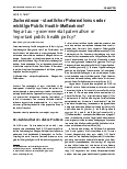 Vorschauseite 1: Zuckersteuer - staatlicher Paternalismus oder wichtige Public Health-Maßnahme?