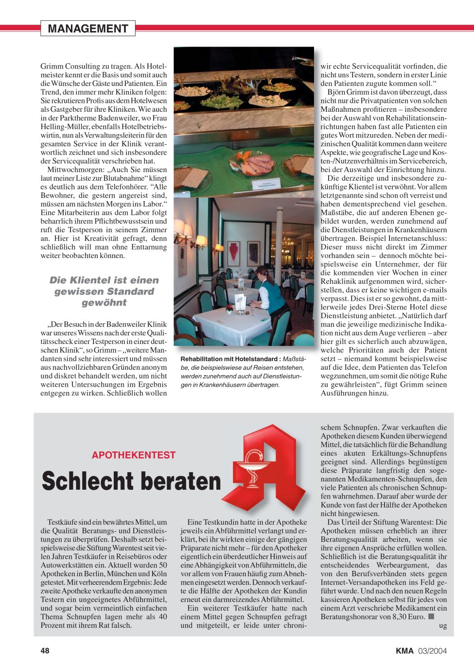 Vorschauseite 1: Schlecht beraten
