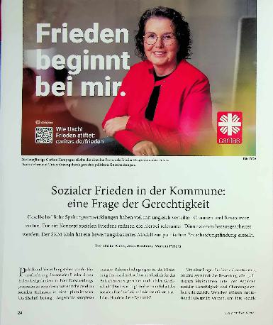 Vorschauseite 1: Sozialer Frieden in der Kommune: eine Frage der Gerechtigkeit