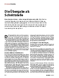 Vorschauseite 1: Die Übergabe als Schnittstelle
