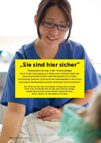 Vorschauseite 1: "Sie sind hier sicher"