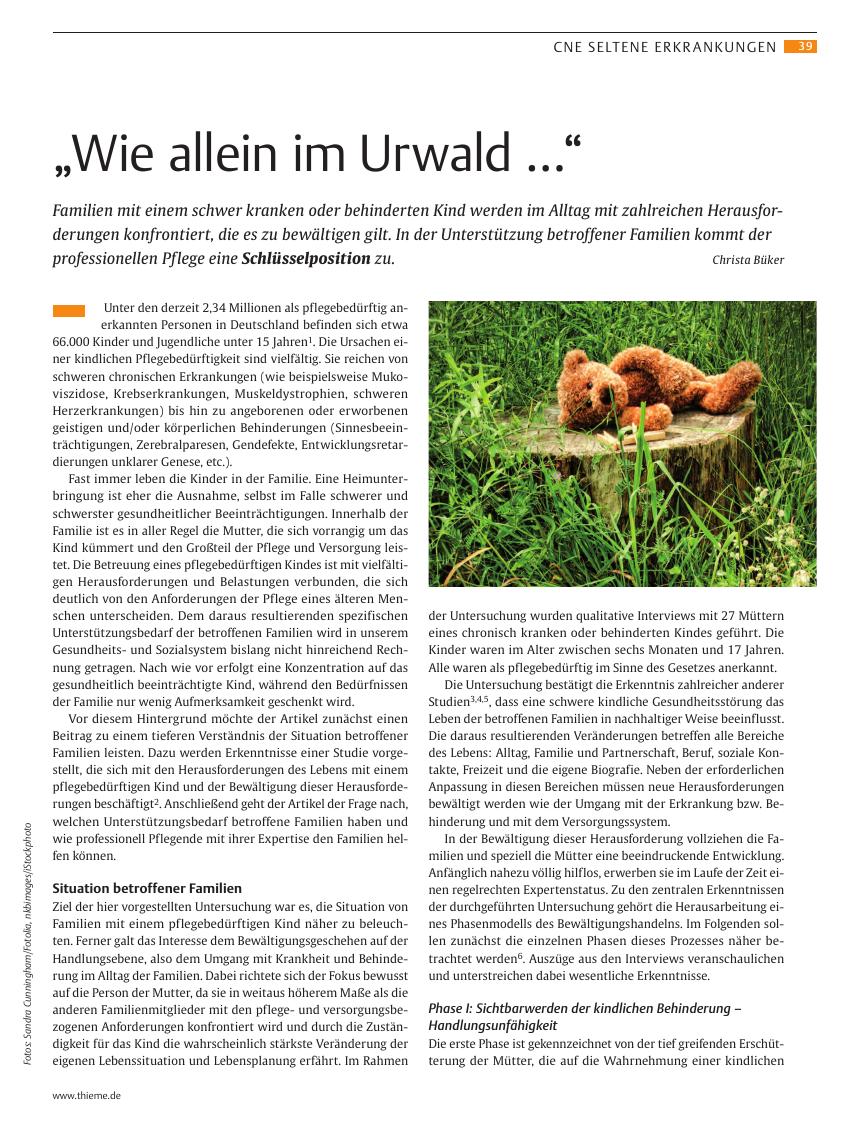 Vorschauseite 1: „Wie allein im Urwald …“