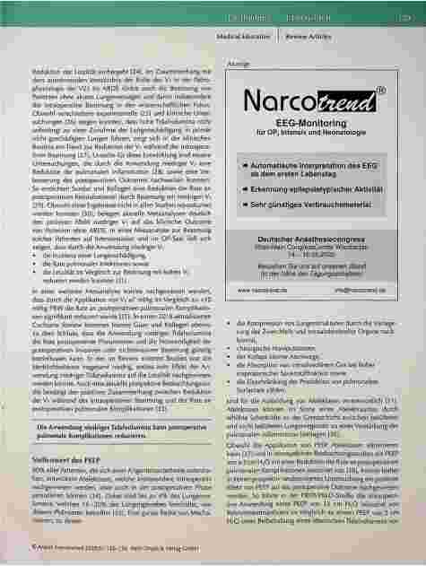 Vorschauseite 4: Differenzierte Beatmung im Operationssaal