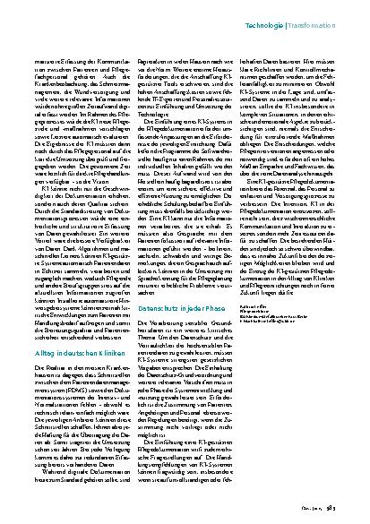 Vorschauseite 2: Pflegedokumentation Ferne Zukunftsmusik