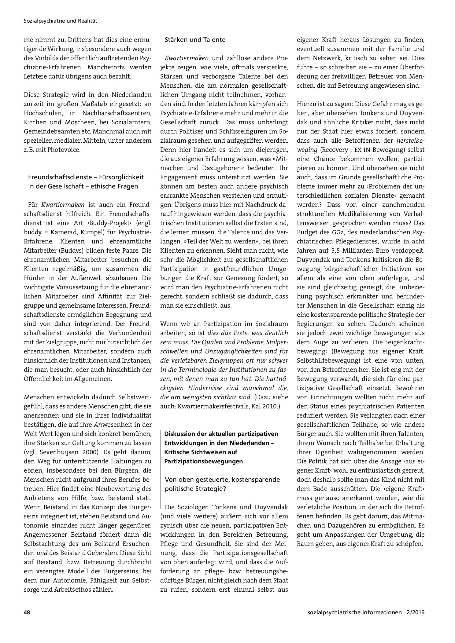 Vorschauseite 3: Raum für Andersartigkeit. Das niederländische Konzept Kwartiermaken und sein philosophischer Hintergrund*
