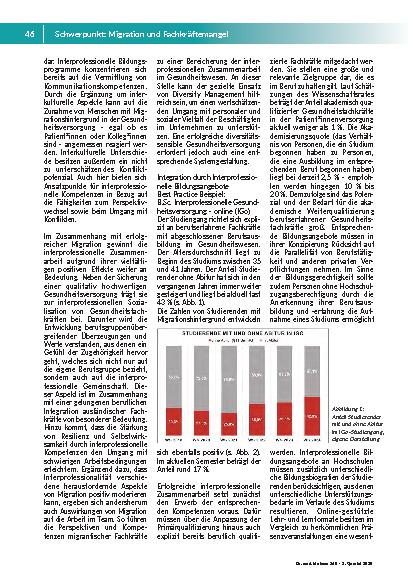 Vorschauseite 3: Interprofessionelle Bildungsangebote im Spannungsfeld von Migration und Fachkräftemangel Lösungswege für das Gesundheitswesen