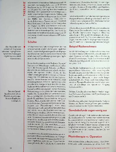 Vorschauseite 3: Therapie oder Skalpell? Behandlungen im Vergleich