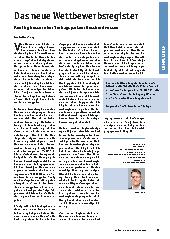 Vorschauseite 1: Das neue Wettbewerbsregister: Künftig besser über Vertragspartner Bescheid wissen.