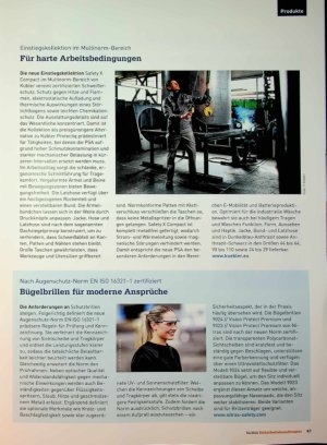 Vorschauseite 2: Handschutz bei Feuchtarbeit Hautklima als Sicherheitsfaktor