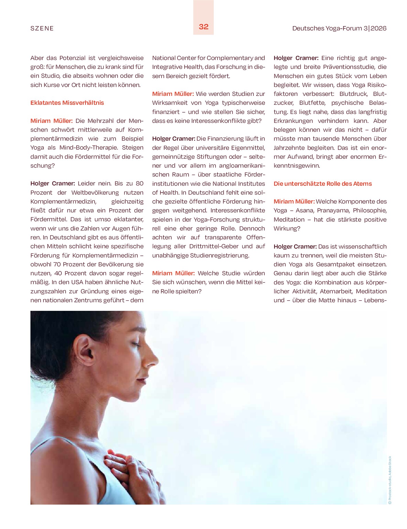 Vorschauseite 3: Von der Matte in die Medizin: Wie Yoga als Komplementär-Therapie wirkt