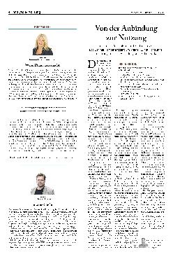 Vorschauseite 1: Von der Anbindung zur Nutzung