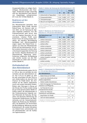 Vorschauseite 5: Einsatzmöglichkeiten, Vorteile und Grenzen des digitalen Aktivitätstisches. Eine Gebrauchstauglichkeitstestung mit Mitarbeitenden in der akutstationären Pflege