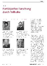 Vorschauseite 1: Partizipative Forschung durch Teilhabe