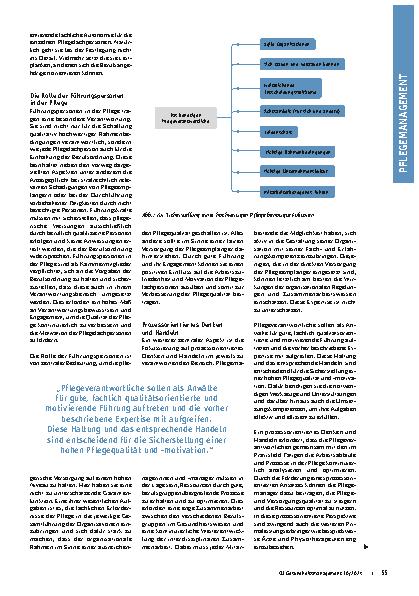 Vorschauseite 2: Führung in unsicheren Zeiten: Die entscheidende Rolle des Pflegemanagements