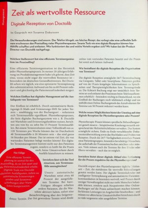 Vorschauseite 1: Zeit als wertvollste Ressource