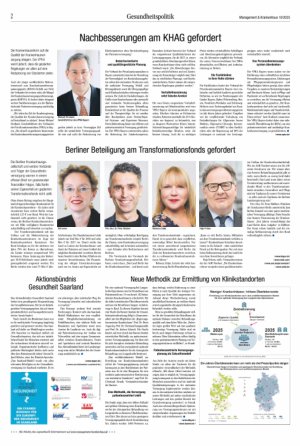 Vorschauseite 1: Gesundheitspolitik