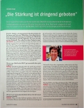 Vorschauseite 1: "Die Stärkung ist dringend geboten."
