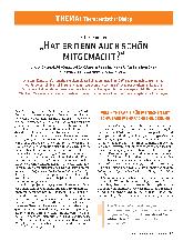 Vorschauseite 1: " Hat er denn auch schön mitgemacht ?"