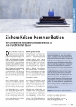 Vorschauseite 1: Sichere Krisen-Kommunikation: Wie Kliniken ihre digitale Resilienz stärken und auf Zero Trust-Sicherheit bauen