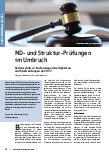 Vorschauseite 1: MDund Strukturprüfungen im Umbruch: Rechtsschutz in Kostenträgerstreitigkeiten und Strafzahlungen ab 2022