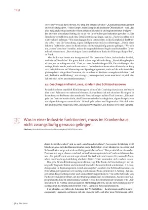 Vorschauseite 2: Führungskräfteentwicklung Lernen, wo es wehtut