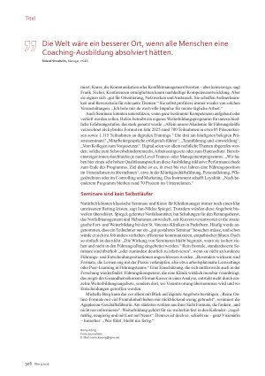 Vorschauseite 4: Führungskräfteentwicklung Lernen, wo es wehtut