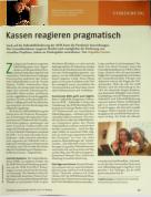 Vorschauseite 1: Kassen reagieren pragmatisch