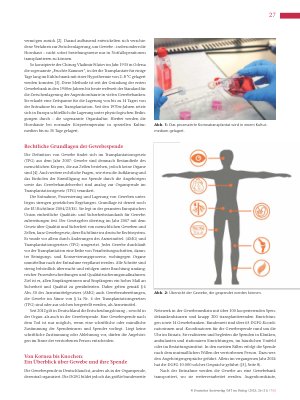 Vorschauseite 2: Großer Bedarf, wenig Beachtung: Die Rolle der Gewebespende in der Transplantationsmedizin