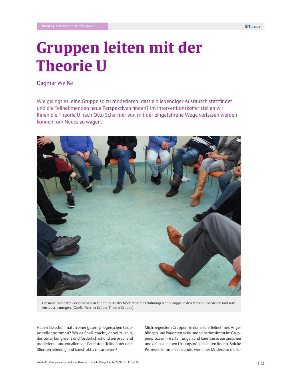 Vorschauseite 1: Gruppen leiten mit der Theorie U