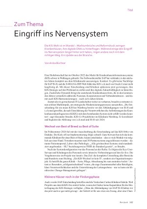 Vorschauseite 1: Eingriff ins Nervensystem