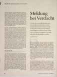Vorschauseite 1: Meldung bei Verdacht